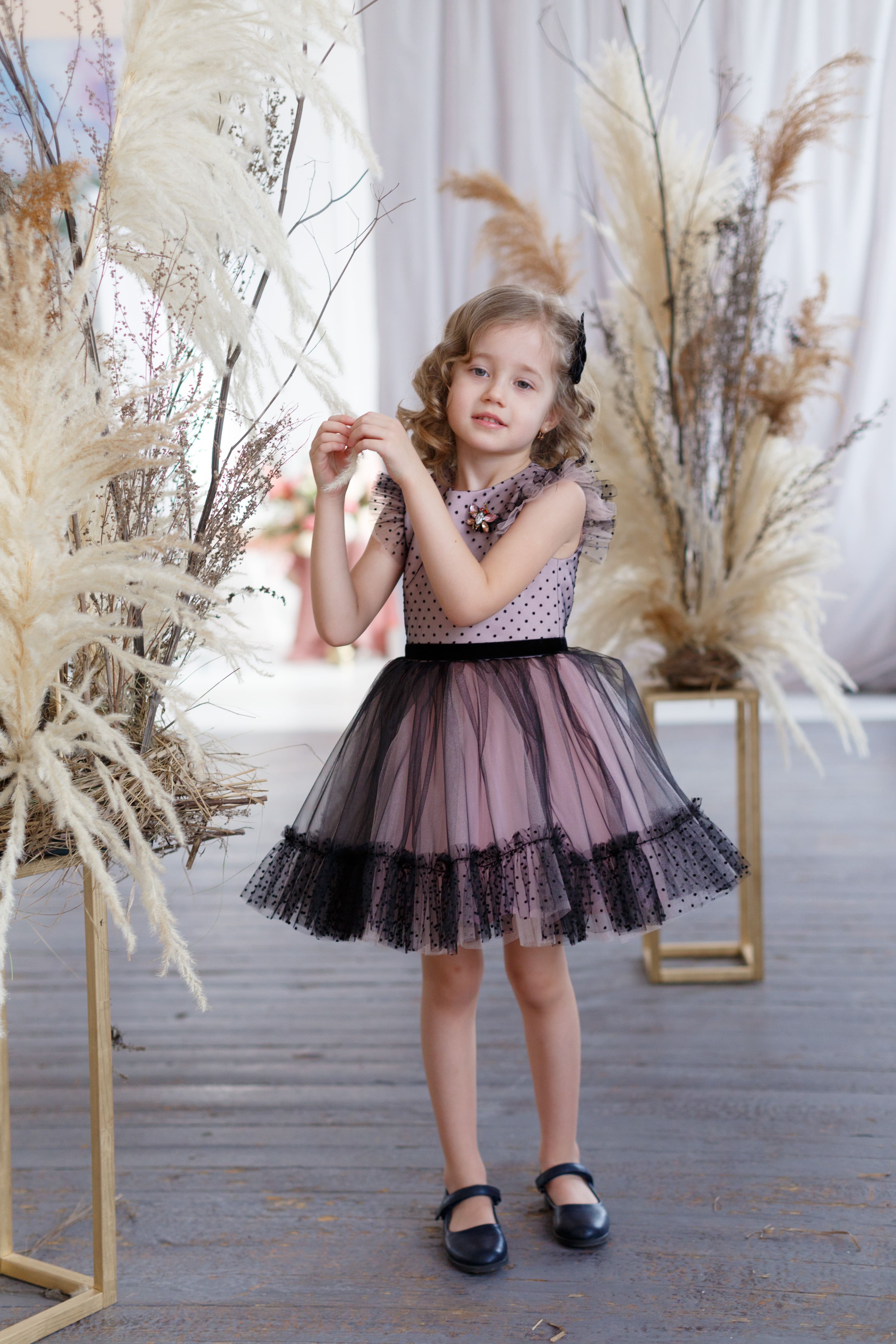 Фото детского платья в стиле стиляги "Хелен" 