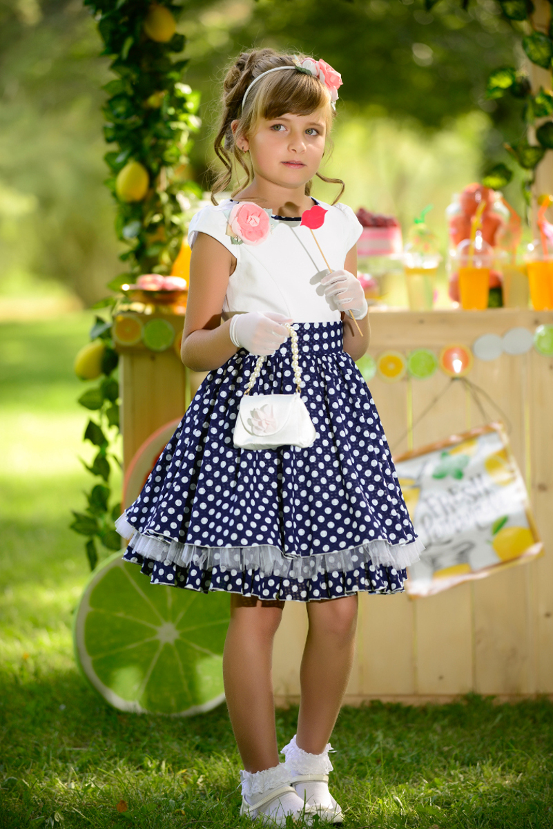 Фото детского платья в стиле стиляги "Платье Бланш" 