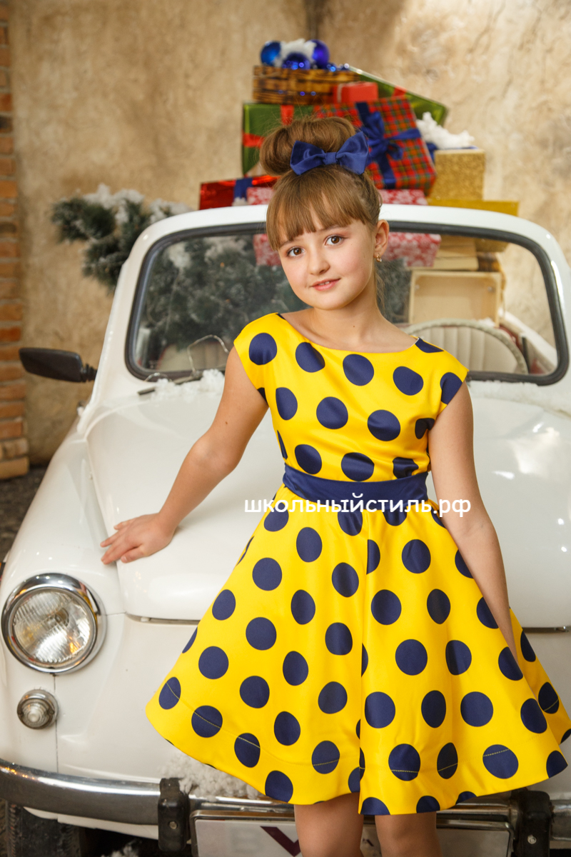 Фото детского платья в стиле стиляги "Кристи" 
