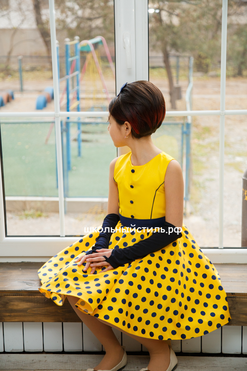 Фото детского платья в стиле стиляги "Эшли" 