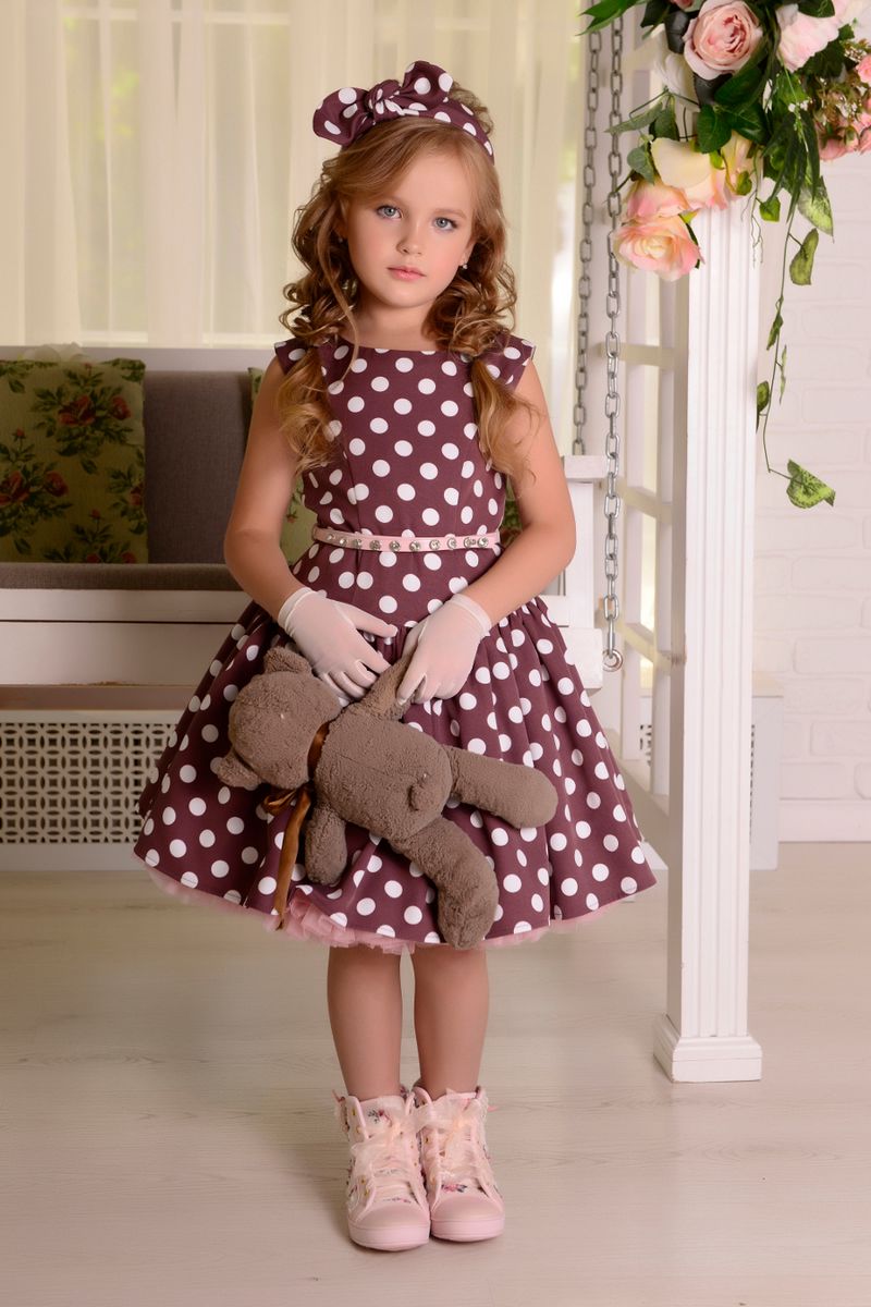 Фото детского платья в стиле стиляги "Платье Амели" 