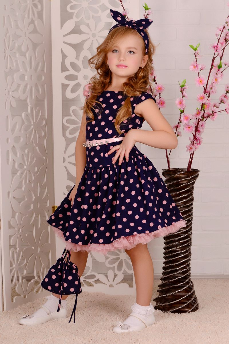 Фото детского платья в стиле стиляги "Платье Амели" 