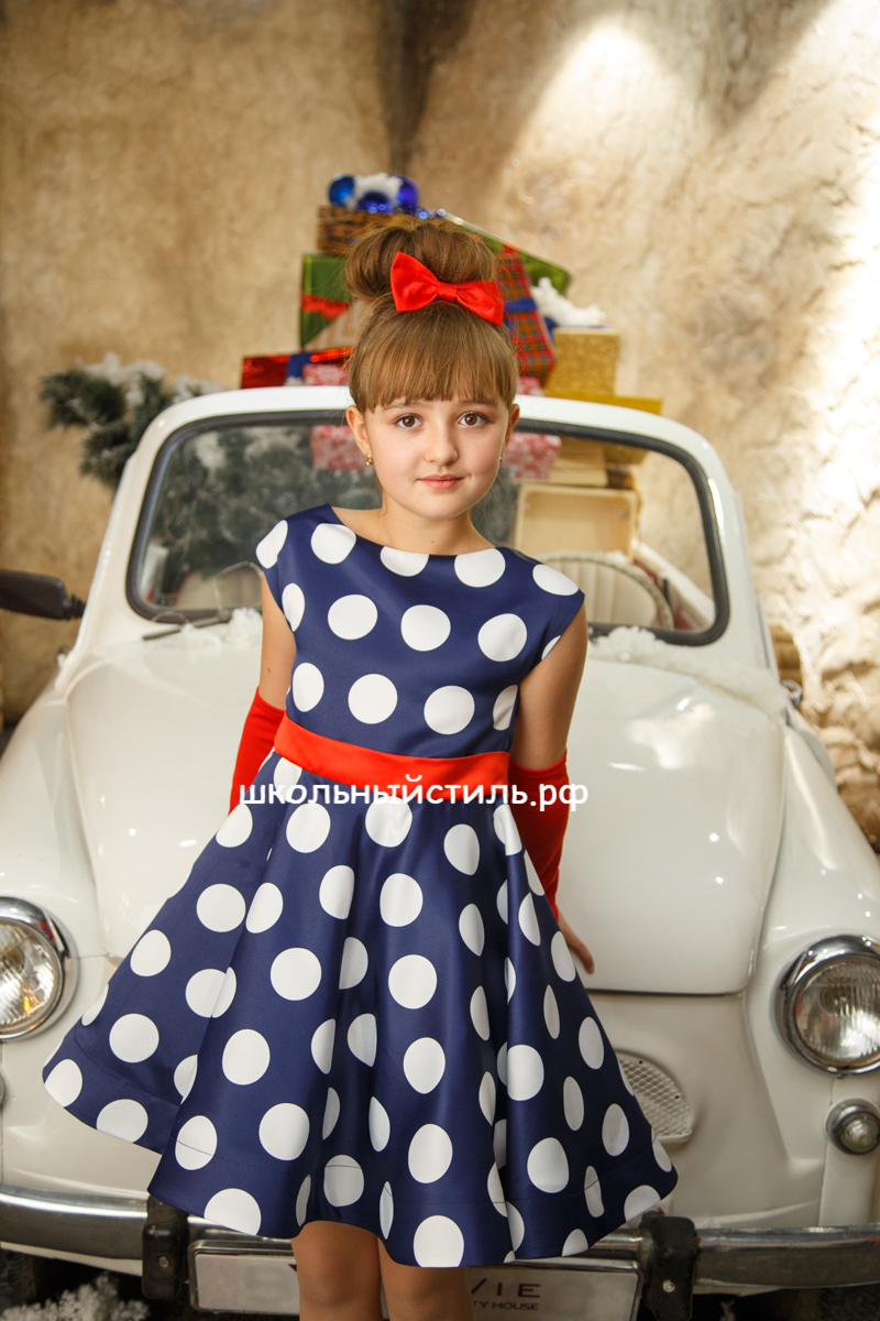Фото детского платья в стиле стиляги "Кристи" 